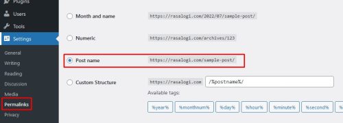 permalink terbaik wordpress