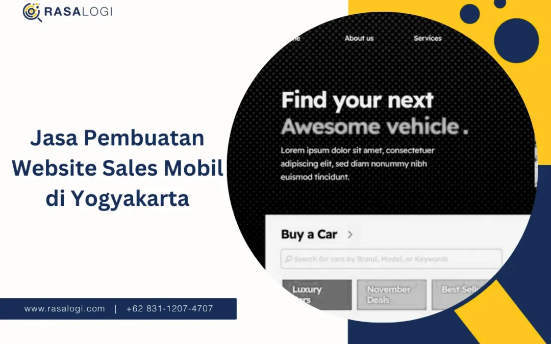 Jasa Pembuatan Website Sales Mobil di Yogyakarta untuk Meningkatkan Penjualan dan Kredibilitas