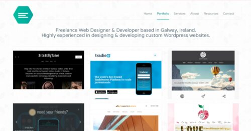 Contoh Website Portofolio 2025