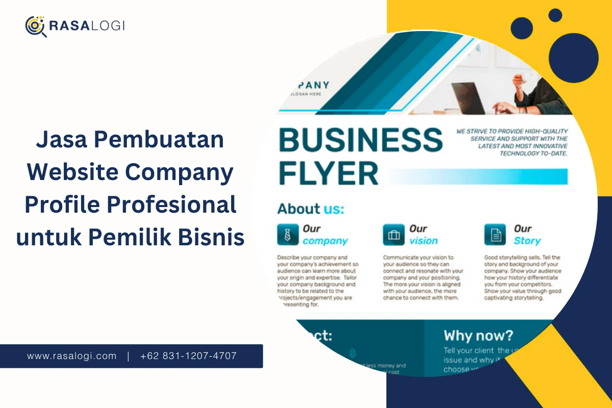 Jasa Pembuatan Website Company Profile Profesional untuk Pemilik Bisnis