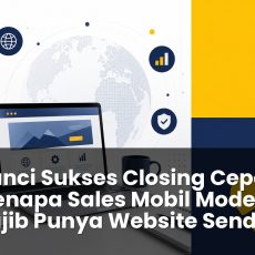 Kunci Sukses Closing Cepat: Kenapa Sales Mobil Modern Wajib Punya Website Sendiri? jasa pembuatan website sales mobil dengan WhatsApp