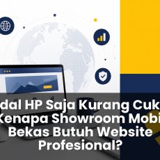 Modal HP Saja Kurang Cukup: Kenapa Showroom Mobil Bekas Butuh Website Profesional? jasa pembuatan website katalog mobil bekas