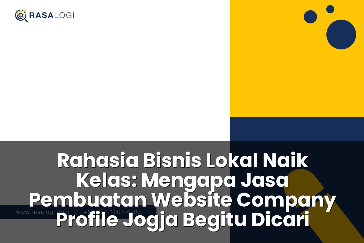 jasa pembuatan website company profile Jogja