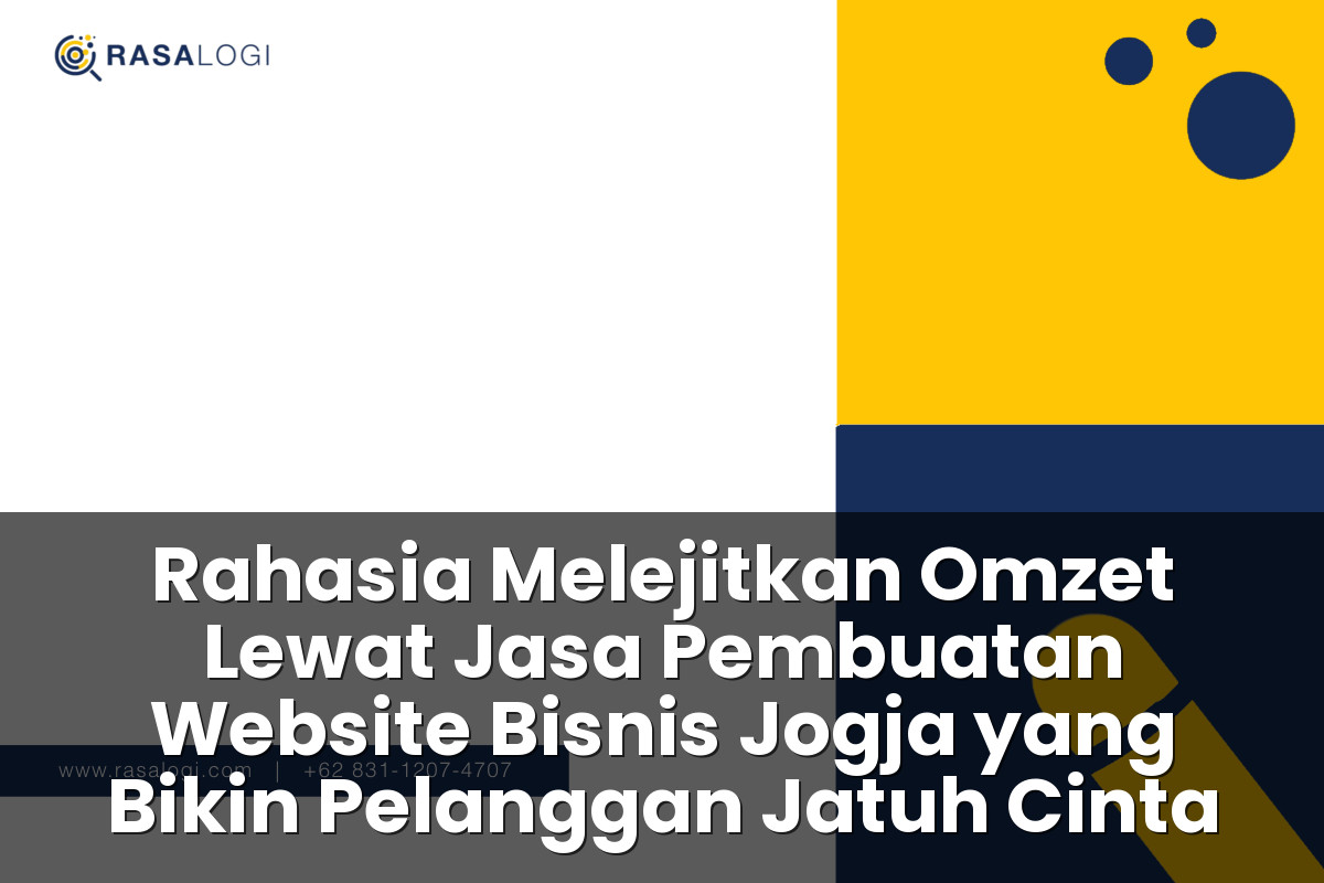 jasa pembuatan website bisnis Jogja