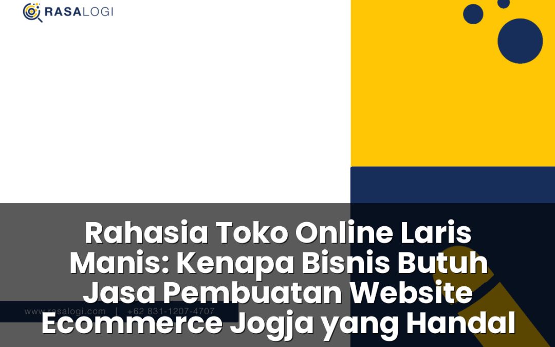 jasa pembuatan website ecommerce Jogja