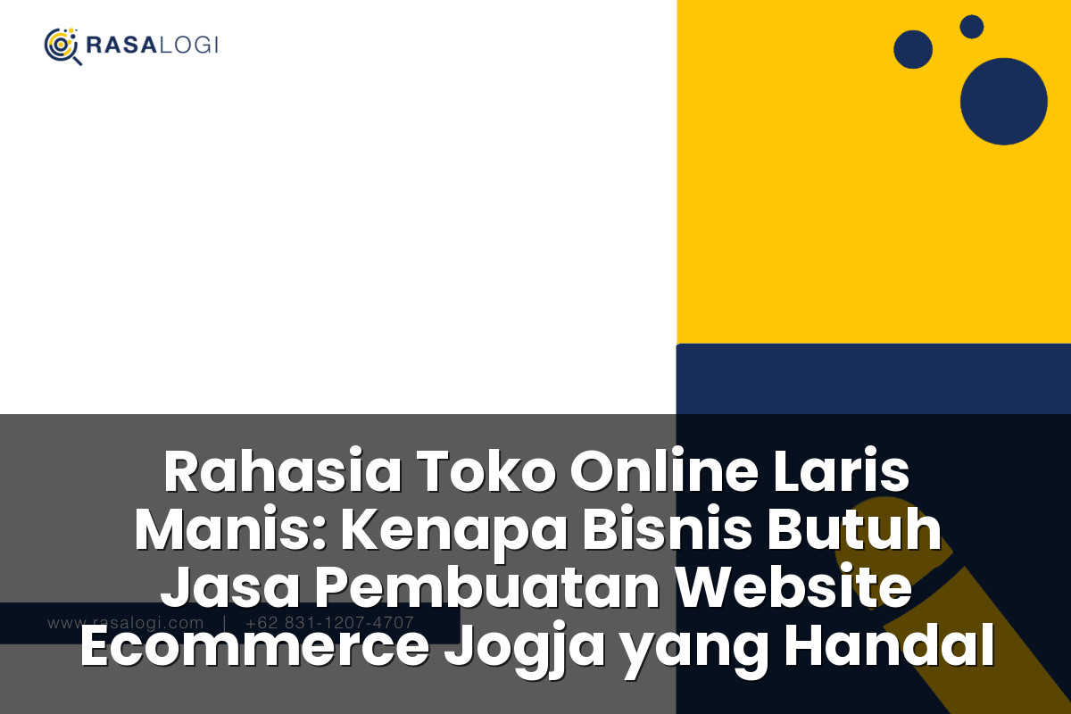 jasa pembuatan website ecommerce Jogja